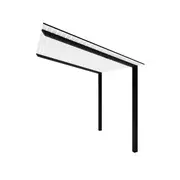 Exterior Life 3.25m Hollywood Black/Pearl White Pergola