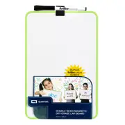 Quartet Double Sided Magnetic Whiteboard Dry Erase Lap Board Assorted Colour