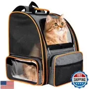 Discala Cat Backpack Carrier for Medium Small Dog Cat up to 20lbs, Pet Carrie