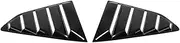 Carbon Fiber Pattern Side Window Louvers Compatible For Chevrolet Camaro 2017-2023 Window Glass Blinds Accessories, ABS Carbon Fiber
