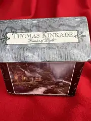 Thomas Kinkade Painter of Light 100 Pc Mini Puzzle Twilight Cottage. Un-opened