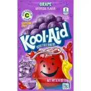 Kool Aid Instant Drink Mix Powder Grape Flavour Sachet 3.9g
