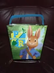 Nick Jr Peter Rabbit Paperboard Bucket Gift Basket w/Puzzle ~ Easter ~ Large