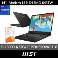 在飛比找momo購物網優惠-【MSI】M365★14吋i9 輕薄效能筆電(Modern 