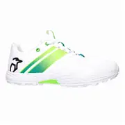 Kookaburra Pro 2.0 Rubber Unisex Cricket Shoes White/Lime