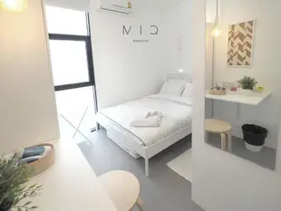 席隆的1臥室公寓 - 40平方公尺/1間專用衛浴MIQ2 Silom BTS&MRT/Mahanakhon sky deck/300mb wifi