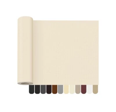 Leather Repair Tape, 17X79 Inch Self-Adhesive Leather Repair Patch Beige White