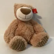 Aurora World 2014 Brown Teddy Bear Plush 12” Stuffed Animal Big Nose Plush Tags