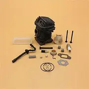 SUOKA 40MM 42.5MM NIKASIL Cylinder Piston Rings Bearing Spark Plug Fit For STIHL 025 MS250 023 MS230 Chainsaw Rebuild Set Spare Parts(MS250 42.5MM)