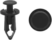 uxcell 100 Pcs 9mm Hole Dia Plastic Rivets Car Bumper Fender Retainer Push Type Clips