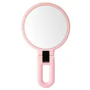 Handheld Folding Adjustable Mount Magnifying Makeup Mirror Size:10 Times