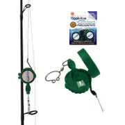 2pc Hookeze Fishing Knot Tying Tool/Quick Knotting Line Large - Green