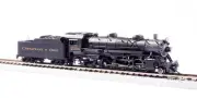 Broadway Limited 3986 N Scale C&O USRA Light Mikado Paragon4 Sound/DC/DCC #2354