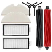 Vacuum Main Side Brush Hepa Filter Mop Pad Replacement Parts Kit for Q8 MAX, Robot Vacuum Cleaner