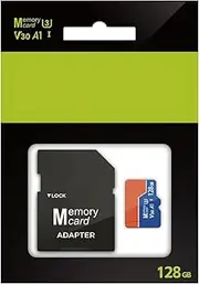 128GB Micro SD Card with Adapter