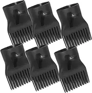 Hair Dryer Comb Attachment 10 Pieces Comb Nozzles Blow Dryer Wind Diffuser for Home