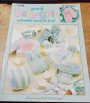 LEISURE ARTS BABY GIFTS ADORABLE ITEMS TO KNITTING PATTERN NO.2144