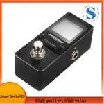 【SUPERDEALS123】AROMA AT-07 迷你調音器腳吉他效果器踏板吉他半音調音高清顯示吉他零件配件