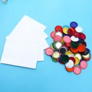 200 Pcs Beer Bottle Cap Patch Flat Caps Crafts for Glass Bottles DIY Material