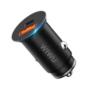 Type-C+ USB Mini Dual Port Car Charger