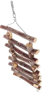 HYTROVE Rabbit Cage Hanging Snack Guinea Pig Biting Snack Pet Cage Hamster Wooden Strip Toy