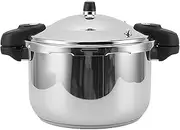 Pressure Cooker, 80kpa High Pressure Stainless Steel Cooker Large Capacity Kitchen Cookware for Cooking Rice and Stewing Soups (10L)
