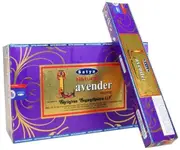 Satya Natural Series - Lavender - 180 Gram Bulk Box - Premium Incense Sticks