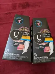 Kotex Barely There Everyday Individually Wrapped Liners - Thong - 2 boxes of 50