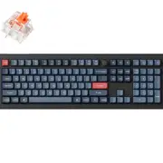 Keychron V6 Max Hot-Swap Wireless Mechanical Keyboard (Black) (Silent Red Switch)