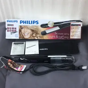 （全新現貨）Philips飛利浦 國際電壓 直捲兩用 陶瓷電捲整髮棒