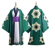 Kids One Piece Wano Country Zoro Roronoa Costume Anime Cosplay Kimono