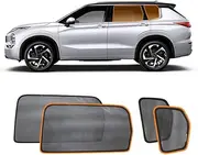 X-Car Window Sun Shades for Mitsubishi Outlander 2021-2025 Magnetic Blind Mesh Accessories