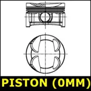 Piston Fits PEUGEOT 508 PARTNER Opt2/2 No Oversize II 1.6 00076KP