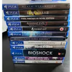 PS4 遊戲 PS4 合集二手原裝保存包 100 個卡帶遊戲 PS4 二手原裝狀況良好 100