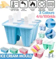 Silicone Ice Cream Mould Block Frozen Molds Icy Pole Jelly Popsicle AU Stock