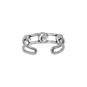 Sterling Silver .925 Playful Dolphin Toe Ring Adjustable Size | Made In USA