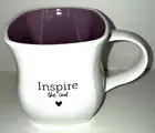 " Scentsy"16-18oz Classic Curve Coffee Mug "Inspire&Enliven& Warm White&Lavender