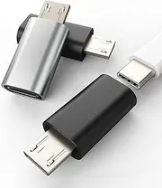 USB C Female to Micro USB Male Charging Cord Adapter(3pack) Type C Charger Cable Android Converter Dongle compatible for Samsung Galaxy S7 Active S6 Nexus 5 LG 4 K40 MP3 PS4 Note 4 Data Sync Connector