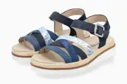 Mephisto Women's Doria Denim 904 Adjustable Hook and Loop Ankle Strap Sandals