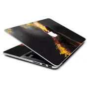 Skin Wrap for MacBook Pro 15 inch Retina Wolf howling at Moon