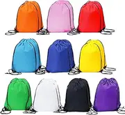 Drawstring Backpack Bulk 20 Pcs Draw String Bags Cinch Polyester Bag for School Gym Sport