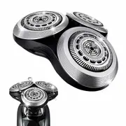 SH90 Replacement Rotary Heads for Philips Norelco Shavers Series 9000 New Version with Metal Wheel Buckle and Double-Layer Precision Blades
