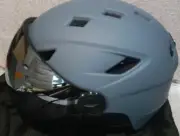 Odoland Ski Helmet with Goggles & Carry Bag / Skiing, Snowboarding (M)