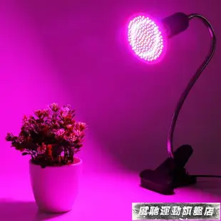 植物燈 LED植物燈 10W 20W 50W 80W燈夾室內多肉花草E27紅藍光生長補光燈【林之舍】