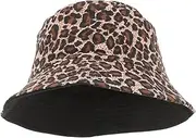 [BESTYASH] 1pc New Leopard Print Reversible Bucket Hat Hat UV Protection Hat Sunhats Bucket Hats Summer