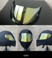 AGV K5 K5S K3SV K1 K1S Visor Lens Gold mirerà visera visier visierè Shield