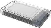 Simplecom SE301 3.5" SATA to USB 3.0 Hard Drive Docking Enclosure Clear