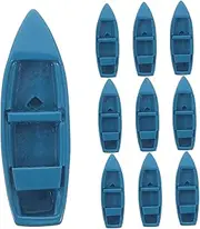 MUSISALY Coastal Home Decor Mini Yacht Resin Speedboat Model Nautical Statue Scale Boat Decor for Display