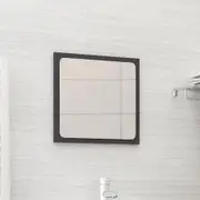 Bathroom Mirror Grey 40x1.5x37 cm Chipboard