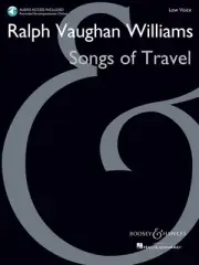 Ralph Vaughan Williams Songs of Travel for Low Voice Sheet Music Book & Audio